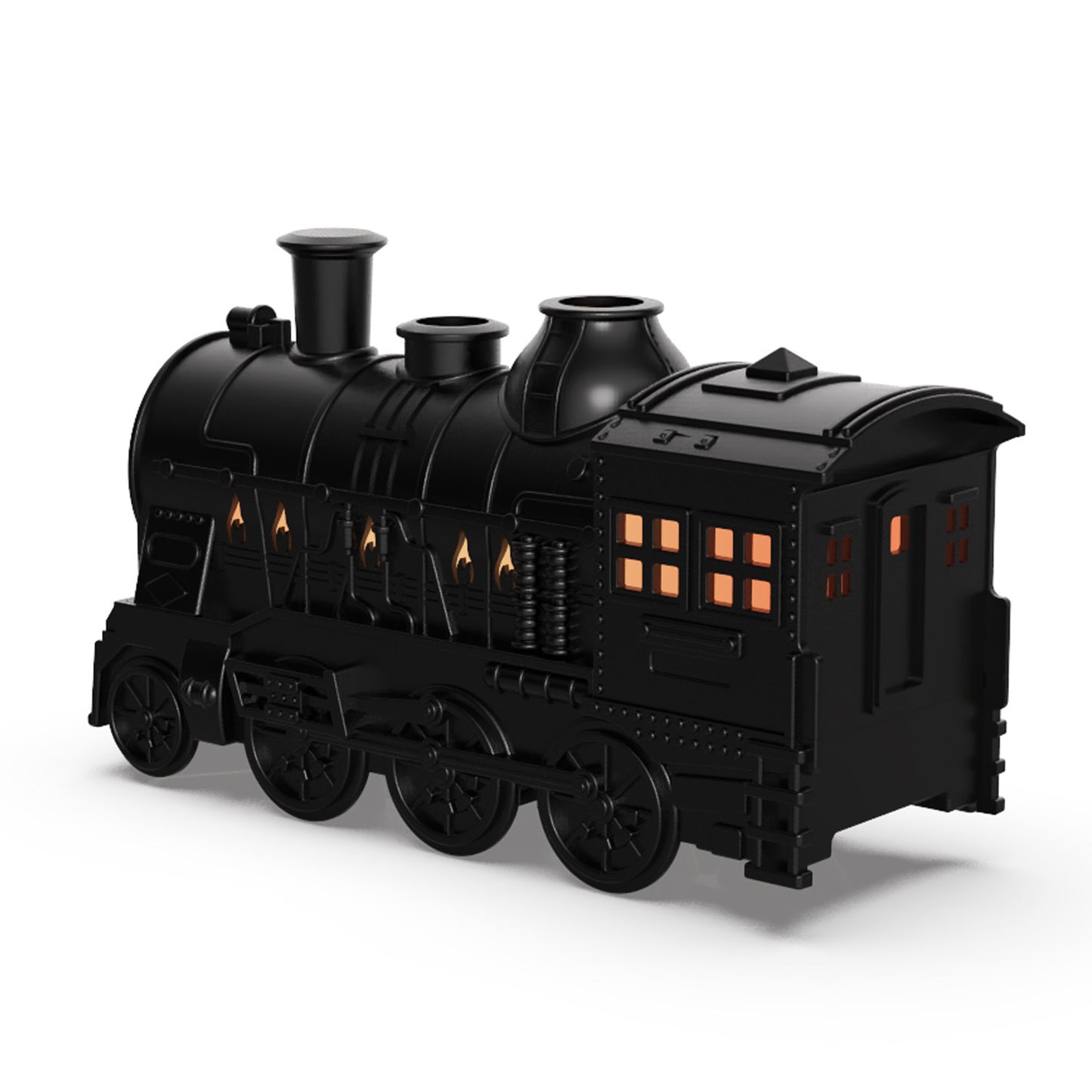 Train Shape Air Humidifier With LED Lamp